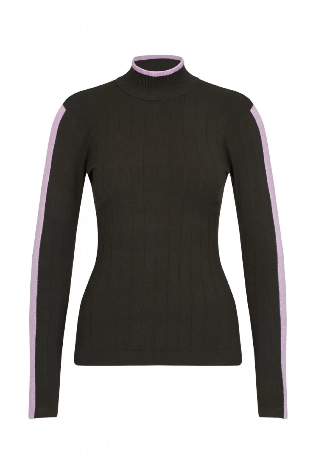 Feinstrick-Rollkragen-Pullover In Rippenstruktur-Sportalm Fashion