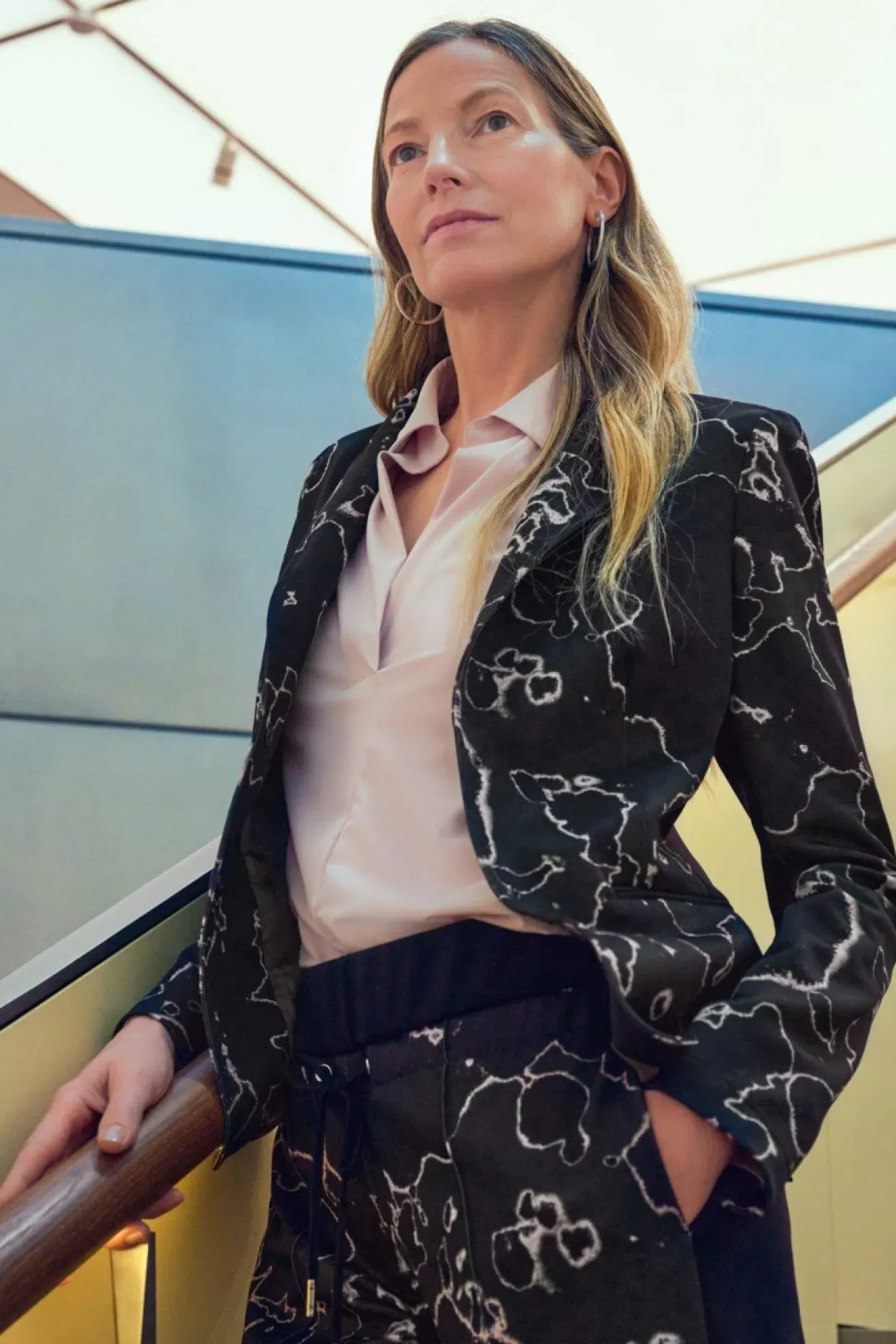 Jersey-Blazer Im Batik-Look-Sportalm Shop
