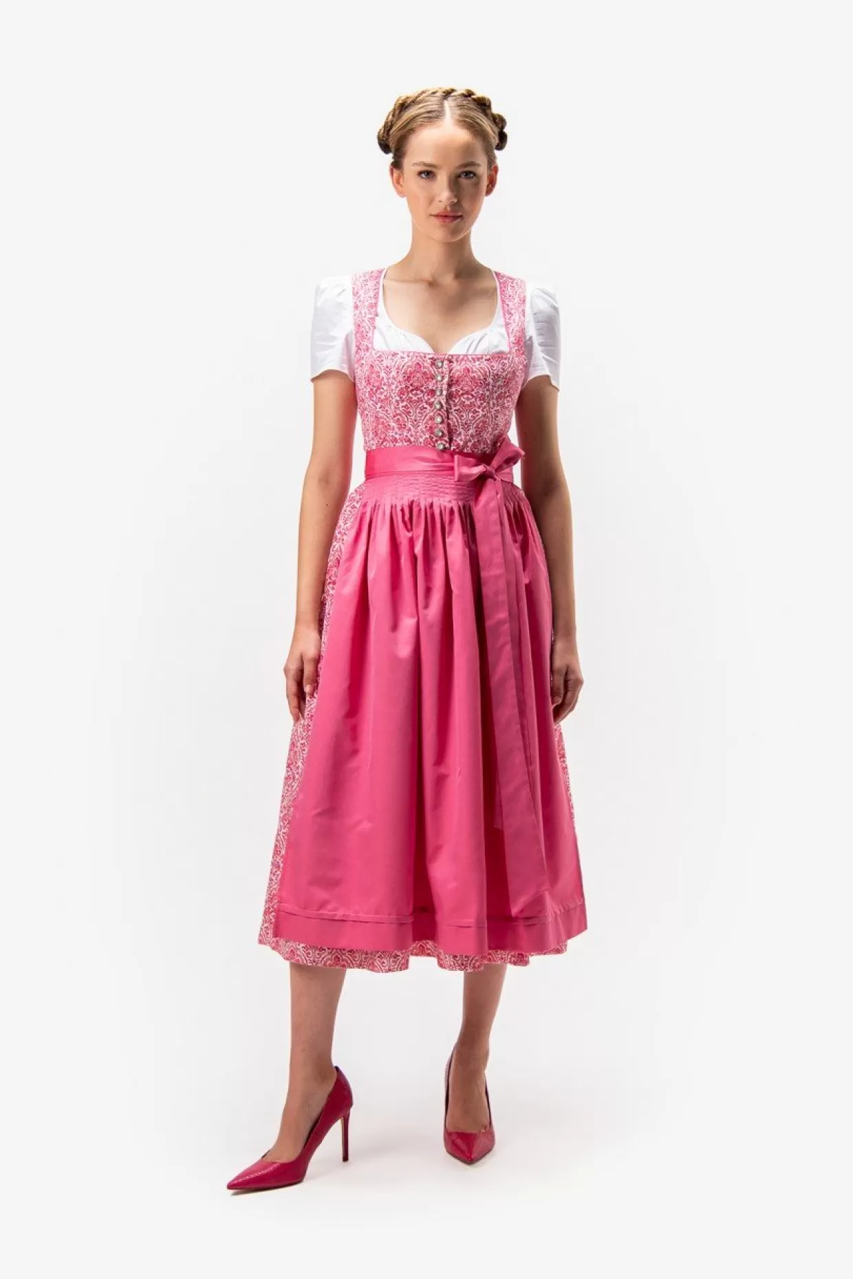 Klassisches Dirndl Mit Floralem Muster-Sportalm Hot