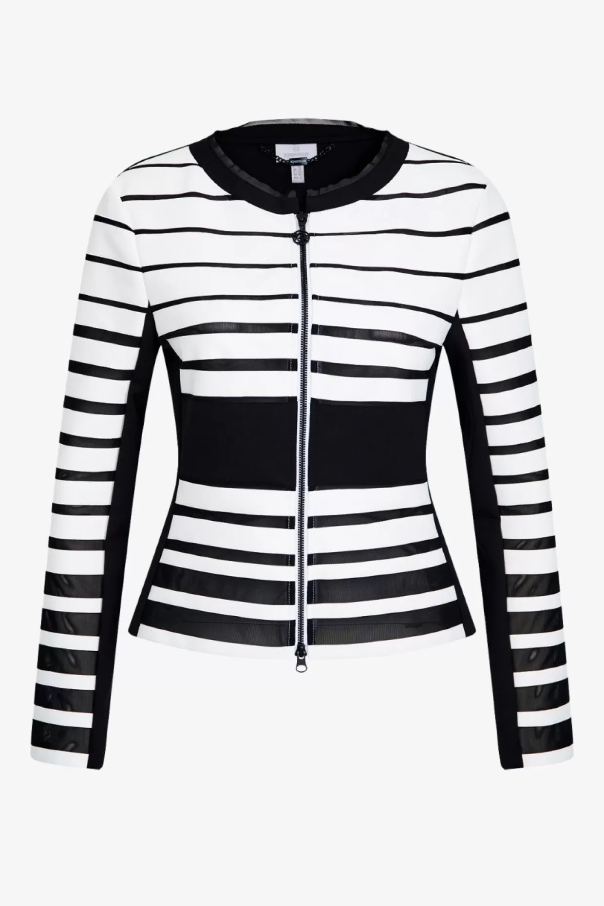 Lederjacke Mit Rundhalsausschnitt-Sportalm Cheap