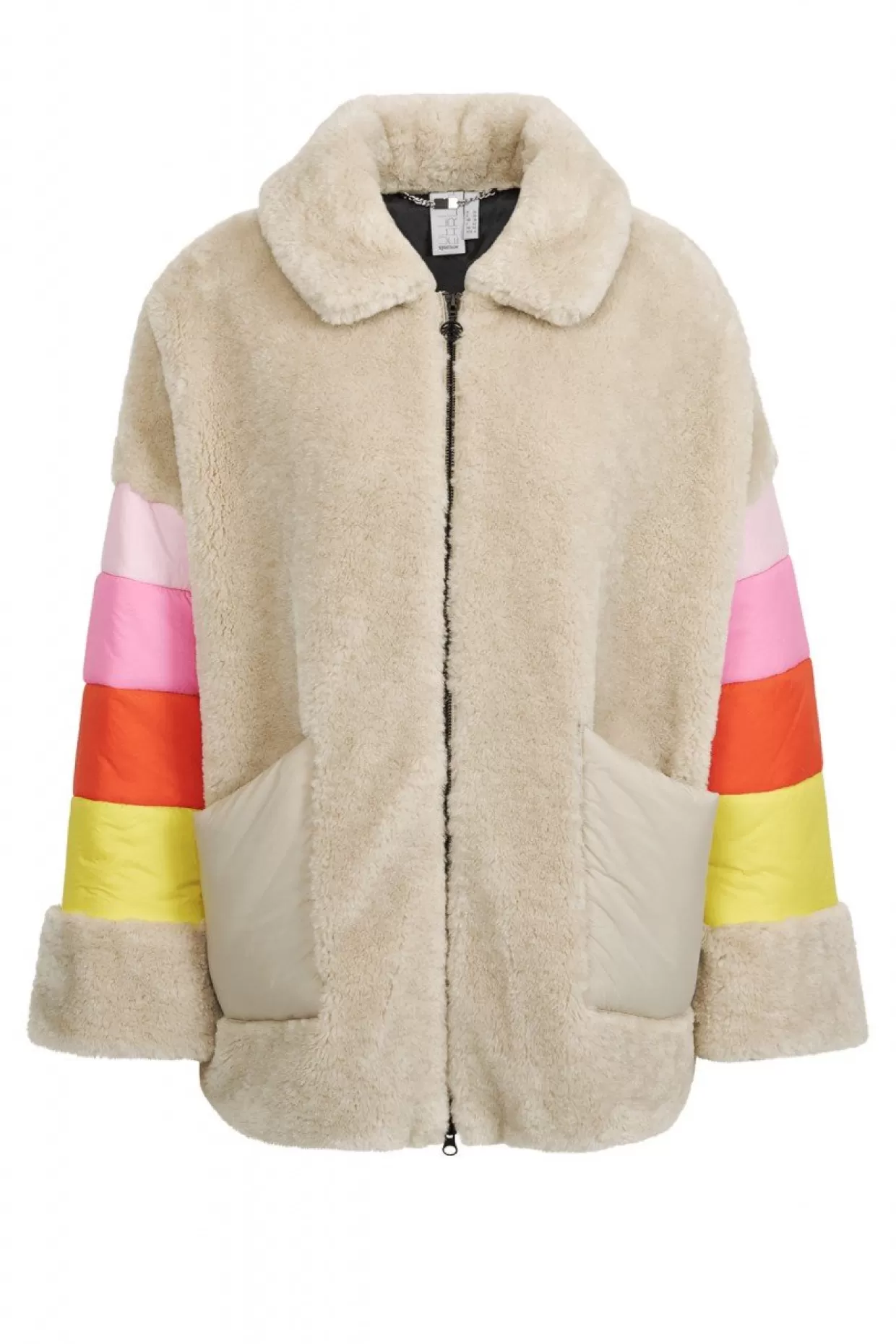 Mantel In Colour-Blocking-Sportalm Clearance