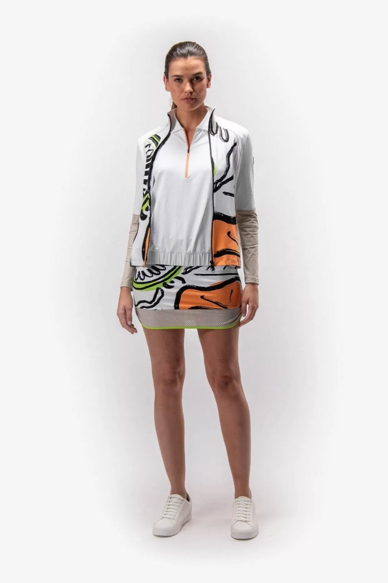 Sportive Fleece-Jacke Mit Exklusivem Print-Sportalm Sale